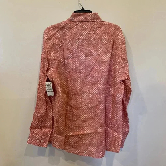 Mens Club Room Lux Linen Button Down M NWT - B5 - Picture 2 of 5